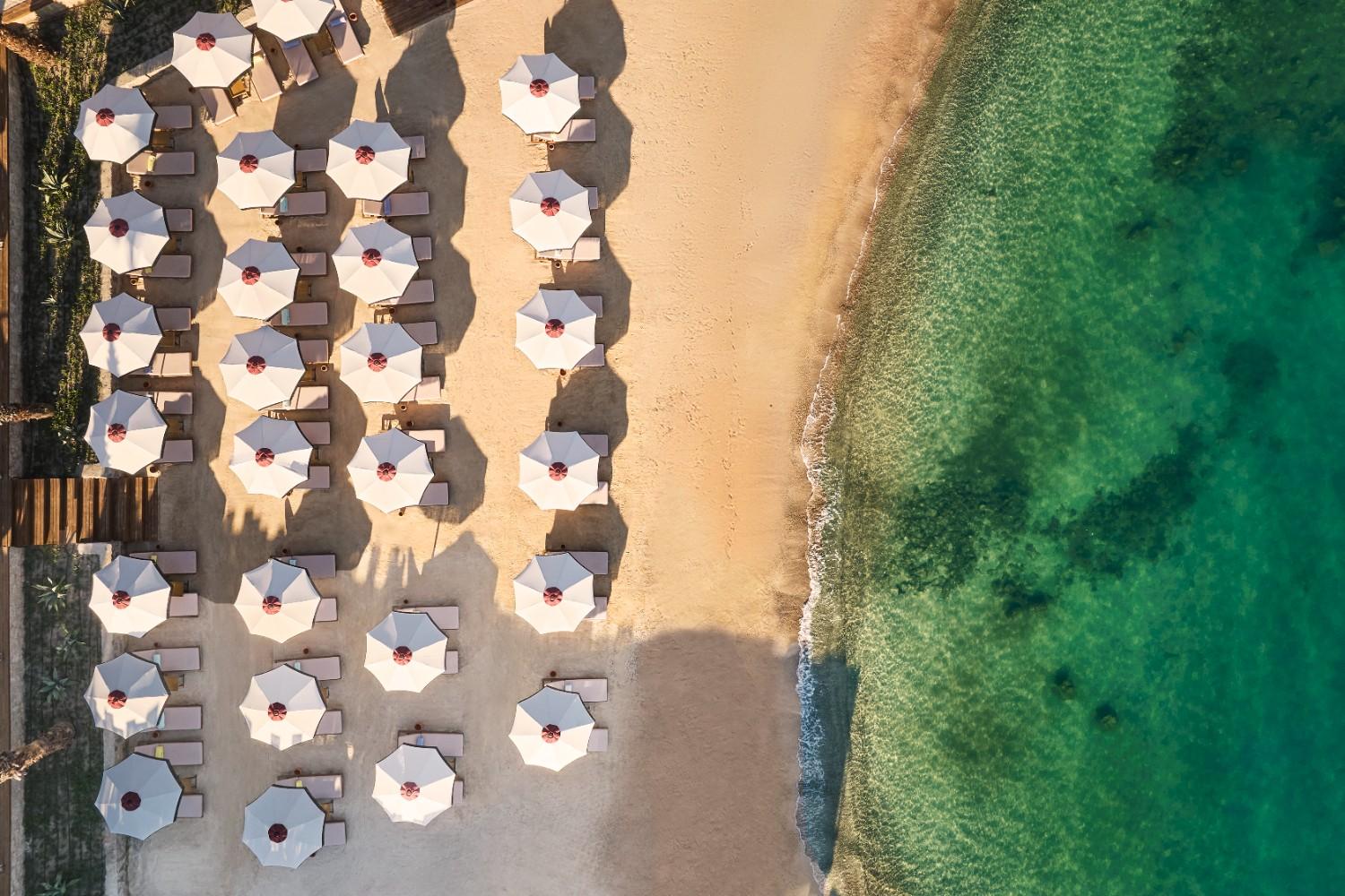 Aerial view of Hyde Beach
